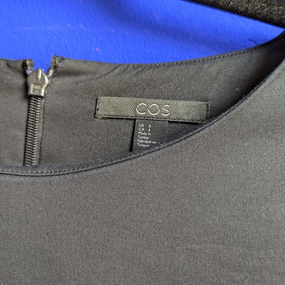 COS Black Blouse with Bow Sleeve Detail - Picture 6 of 6